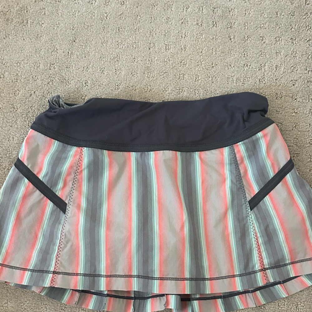 lululemon athletica Multicolor Striped Skort